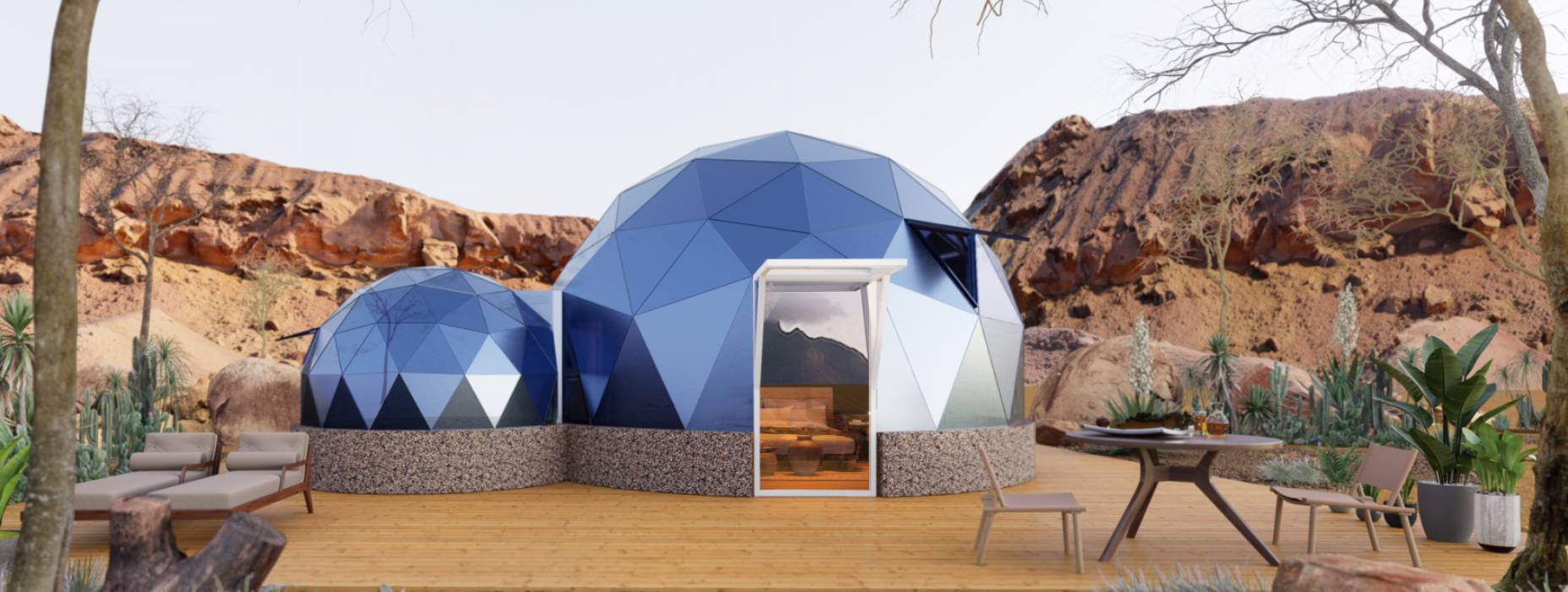 大通区球形智能光伏玻璃星空房